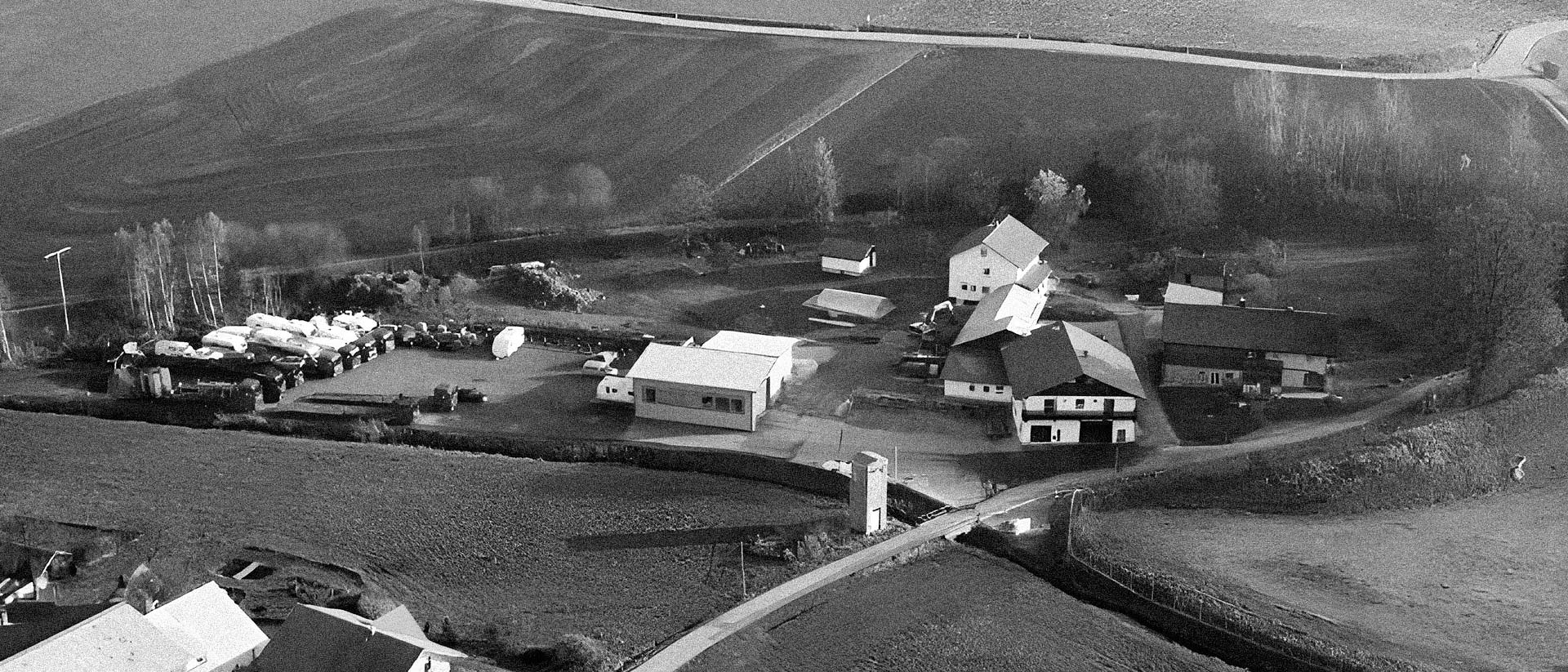 Ein altes Foto des ehemaligen Geländes der ASB Group von oben