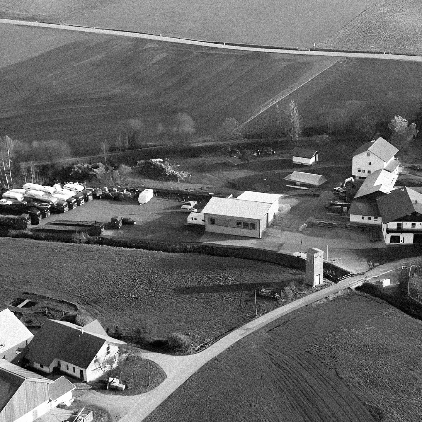 Ein altes Foto des ehemaligen Geländes der ASB Group von oben