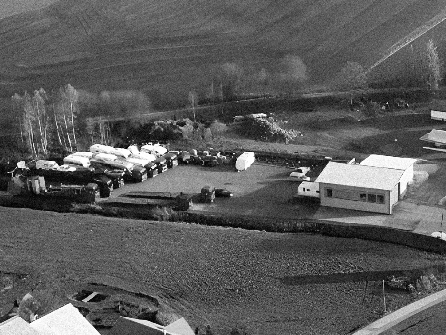 Ein altes Foto des ehemaligen ASB Geländes von oben