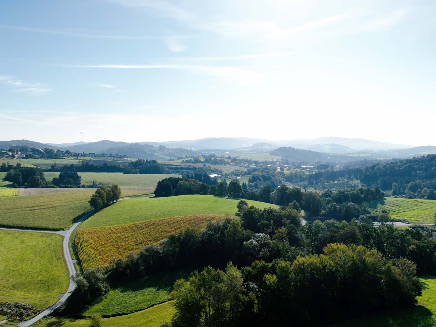 Eine Landschaftsaufnahme von Röhrnbach